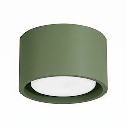 Lampa sufitowa tuba Modo 1xGx53 zielona oliwkowa