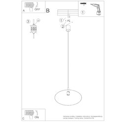 Lampa wisząca stożkowy klosz Nox 40cm 1xE27 czarna