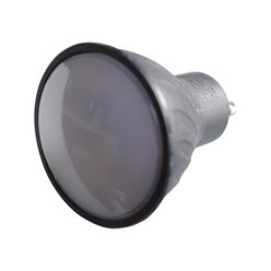 Żarówka LED GU10 Czarna 6W 510lm Biała Ciepła