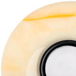 Lampa wisząca CIRVO GX53 okrągła czarna-akryl