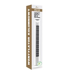 Wentylator kolumnowy Hanks Air 50W 79cm biały z pilotem