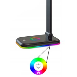 Lampka biurkowa LED RGB-CCT Werno 12W czarna