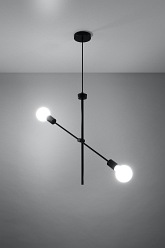 Lampa wisząca Loft CONCEPT 2xE27 czarna