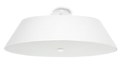 Lampa sufitowa okrągła VEGA 60 cm 5xE27 biała