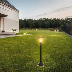 Słupek Ogrodowy Solarny Retro V-TAC 2W LED IP44 93cm 3000+6000K