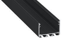 Profil LED natynkowy Iledo czarny - 1m