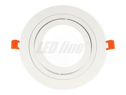 Oprawa halogenowa sufitowa AR111 marki LED line okrągła ruchoma - biały
