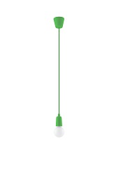 Lampa wisząca na kablu 1xE27 DIEGO zielona