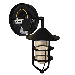 lampa elewacyjna czarna loft retro