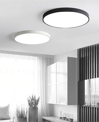 Plafon LED HOUSTON 36W 4000K czarny