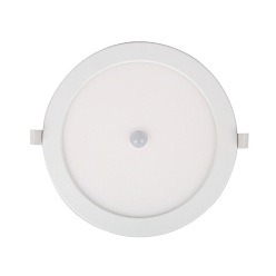 Panel LED Slim okrągły 24W 3000K z czujnikiem ruchu PIR
