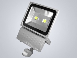 Halogen LED 100W czujnik ruchu PIR 9000lm IP65 ART - biała dzienna