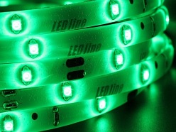 Taśma LED line 150 SMD 3528 zielona w powłoce silikonowej IP65 5 metrów