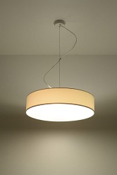 Lampa wisząca plafon ARENA 45 cm 3xE27 biały