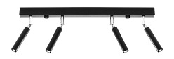Lampa sufitowa 4 reflektory EYETECH 4xG9 czarna