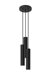 Lampa wisząca Cylindry LAGOS 3P czarna 3xGU10