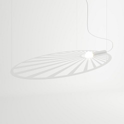 Lampa wisząca LEHDET biała