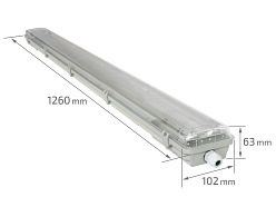 hermetyczna oprawa do swietlowek led 2x120cm