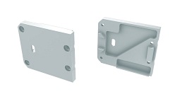 Zaślepka do profli Unico z otworem aluminiowa prawa - różne kolory