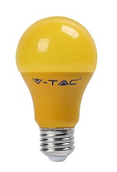 żarówka LED E27 9W marki V-TAC żółte światło