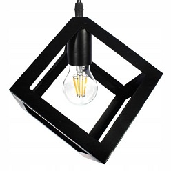 Lampa wisząca Malmo Loft 3xE27 okrągła czarna