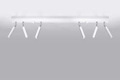 Lampa sufitowa 6 reflektorów EYETECH 6xG9 biała
