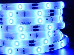 Taśma LED line 150 SMD 3528 niebieska w powłoce silikonowej IP65 5 metrów
