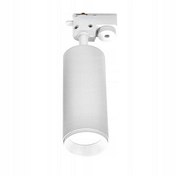 Zestaw: 4 lampy szynowe GU10 białe Domeno