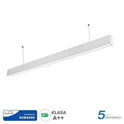 Lampa LED Linear V-TAC Samsung 40W Biała 120cm VT-7-40-W 4000K 3200lm