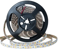 Taśma LED 5m 300xSMD5050 72W 12V DC IP65 wodoodporna b. ciepła