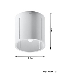 Halogen sufitowy z iluminacją INEZ 1xG9 Biały