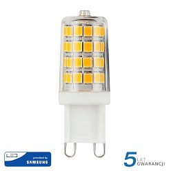 Żarówka LED V-TAC Samsung 3W G9 VT-204 3000K 300lm