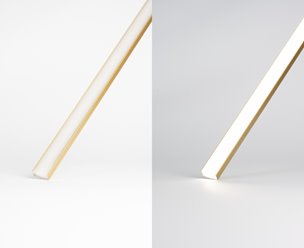 Oprawa liniowa LED IP68 AQU złota 4500K 2,5m