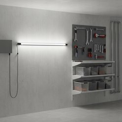 Lampa liniowa LED czarna PRO Slim IP65 120cm 36W 3820lm 6500K