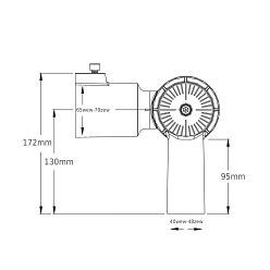 Uchwyt do lampy ulicznej 30-50W V-TAC VT-795-1