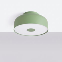 Lampa sufitowa okrągła Omiq 4xE27 szałwiowa
