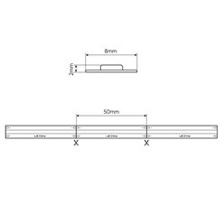 Taśma LED COB 24V PRIME 11W 480 LED Zimna rolka 30m