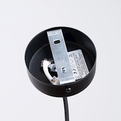 Lampa wisząca betonowa Electra 1xGU10 czarna