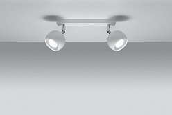 Lampa z okrągłymi reflektorami OCULARE 2xGU10 Biała