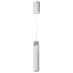 Lampa wisząca Neo cylinder 1xGU10 biały-chrom