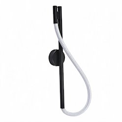 Kinkiet ścienny LED Serpente 12W CCT wężyk splot - czarny
