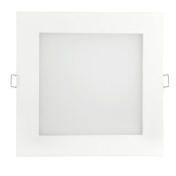 Panel LED 18W podtynkowy, kwadrat 220x220mm ULTRA SLIM - biała ciepła