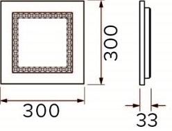 Panel LED 15W kwadratowy