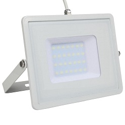 Naświetlacz LED V-TAC 30W SAMSUNG Biały VT-30 6400K 2400lm 