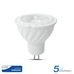 Żarówka LED V-TAC Samsung 6.5W GU5.3 MR16 12V 38st VT-267 6400K 450lm 