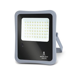 Halogen LED solarny 200W z pilotem Aigostar - biała zimna