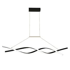 Lampa wisząca LED czarna Kaira 33W 100cm 4000K