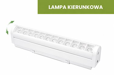 Lampa magnetyczna 24cm regulowana Slim Light Biała 12W 4000K