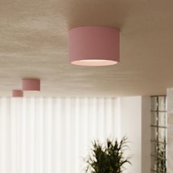 Lampa sufitowa tuba Modo 1xGx53 różowa