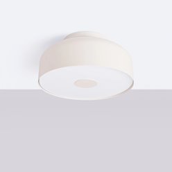 Lampa sufitowa okrągła Omiq 4xE27 beżowa